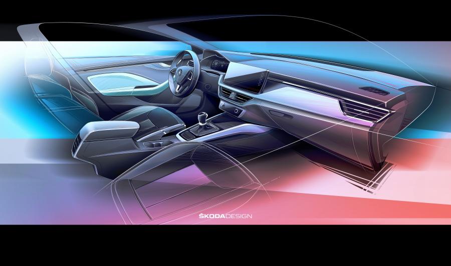 Эскиз Skoda Scala 2019 года  (WW) (фото 60 из 78)